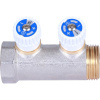 Коллектор 2 выхода STOUT 1"x1/2" плоское уплотнение SMB 6852 011202